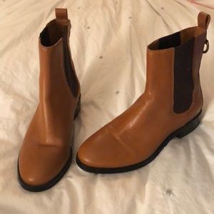 Cole Haan tan waterproof boots